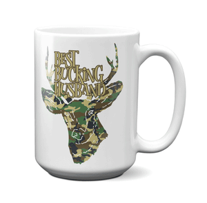 Best Bucking Husband Funny Coffee Mug Tea Cup Deer Hunter Gifts