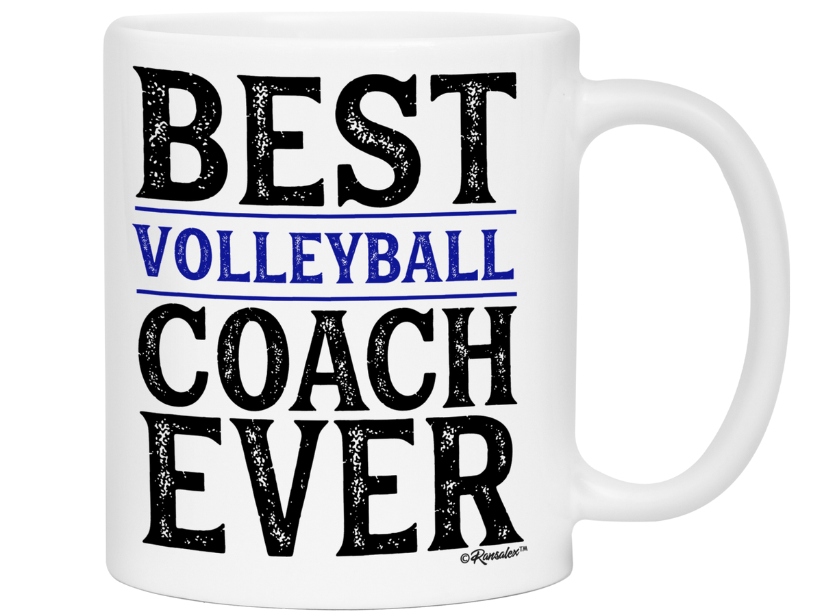 Funny Gifts for Volleyball Coaches - Best Volleyball Coach Ever Gag Coffee Mug