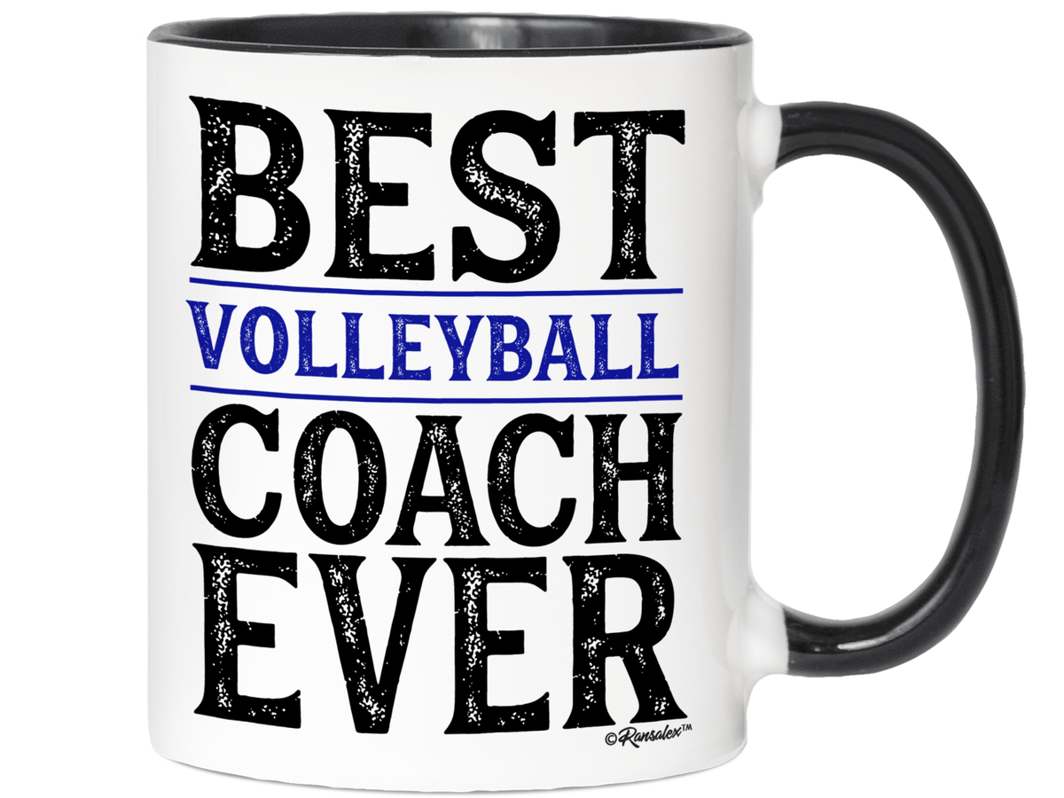 Funny Gifts for Volleyball Coaches - Best Volleyball Coach Ever Gag Coffee Mug