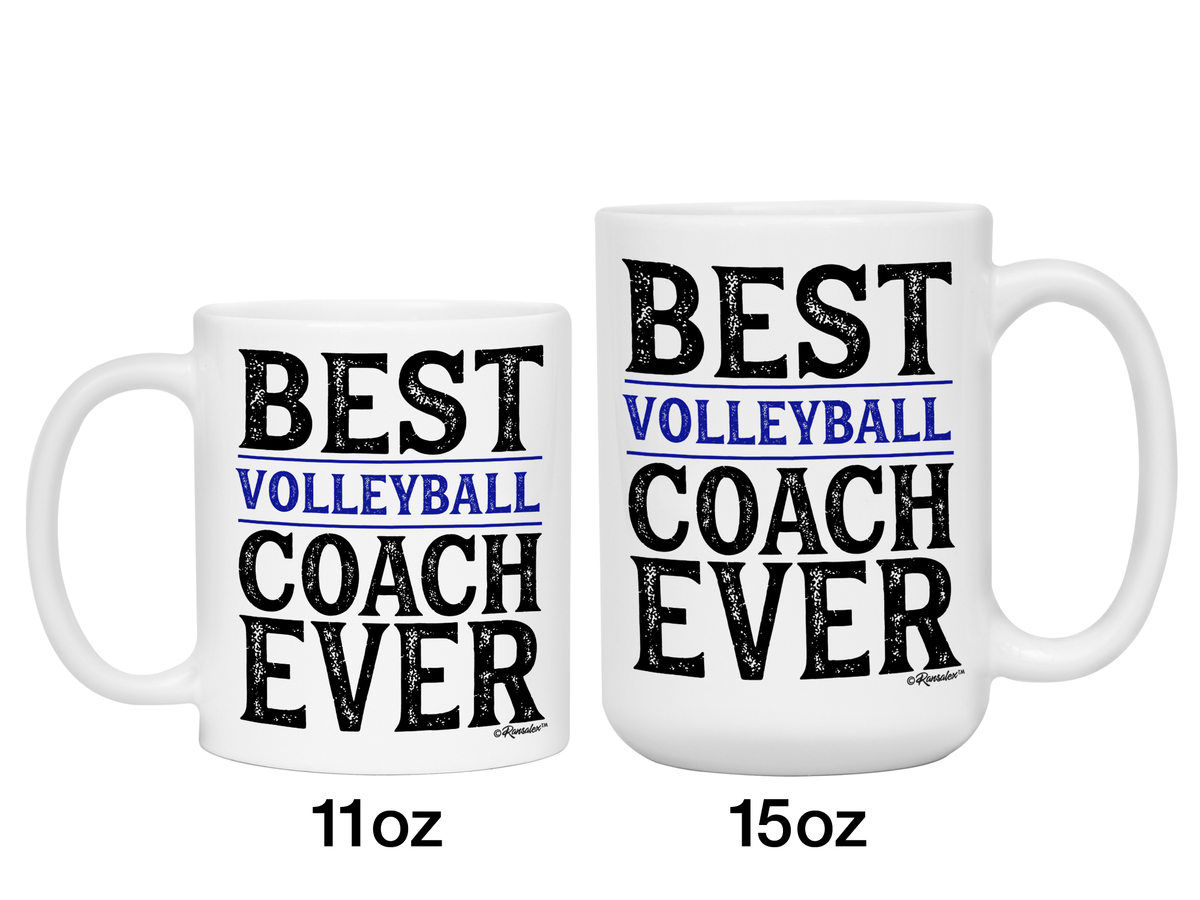 Funny Gifts for Volleyball Coaches - Best Volleyball Coach Ever Gag Coffee Mug