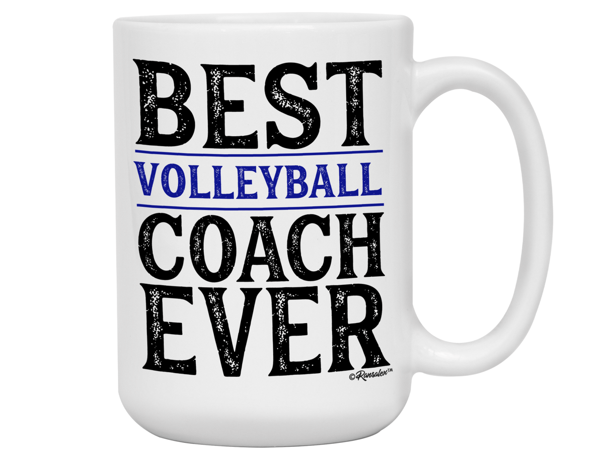 Funny Gifts for Volleyball Coaches - Best Volleyball Coach Ever Gag Coffee Mug