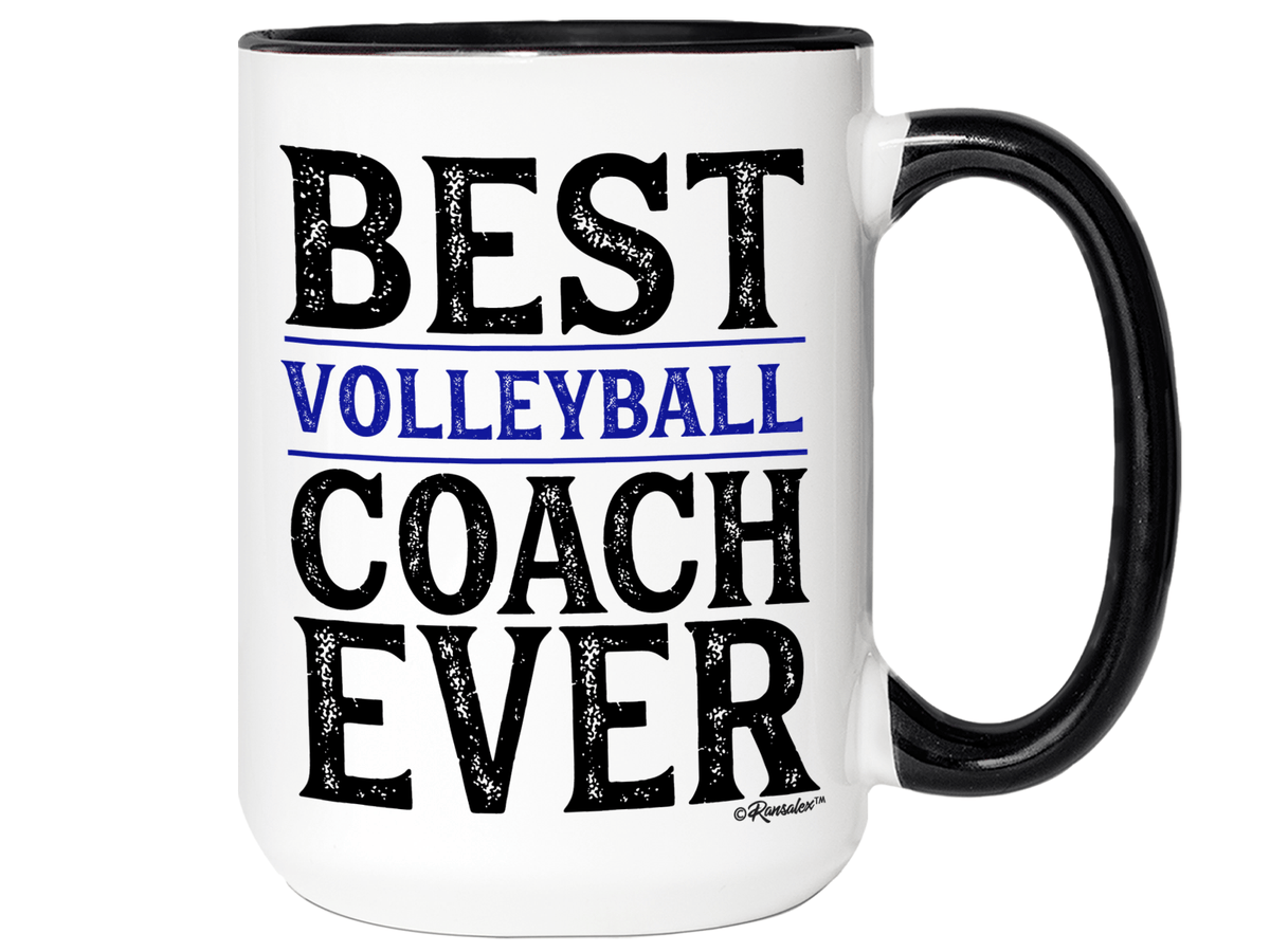 Funny Gifts for Volleyball Coaches - Best Volleyball Coach Ever Gag Coffee Mug