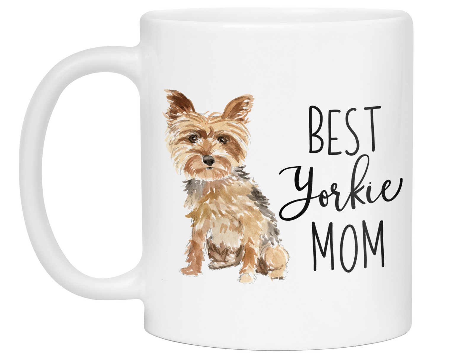 Yorkie Mom Gifts - Best Yorkie Mom Coffee Mug - Mother's Day Gift Idea for Yorkshire Terrier Mom