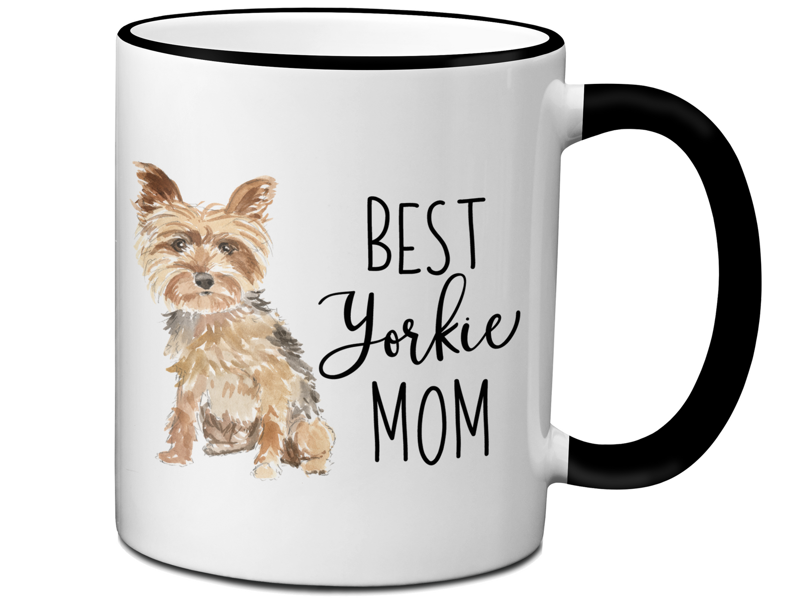 Yorkie Mom Gifts - Best Yorkie Mom Coffee Mug - Mother's Day Gift Idea for Yorkshire Terrier Mom