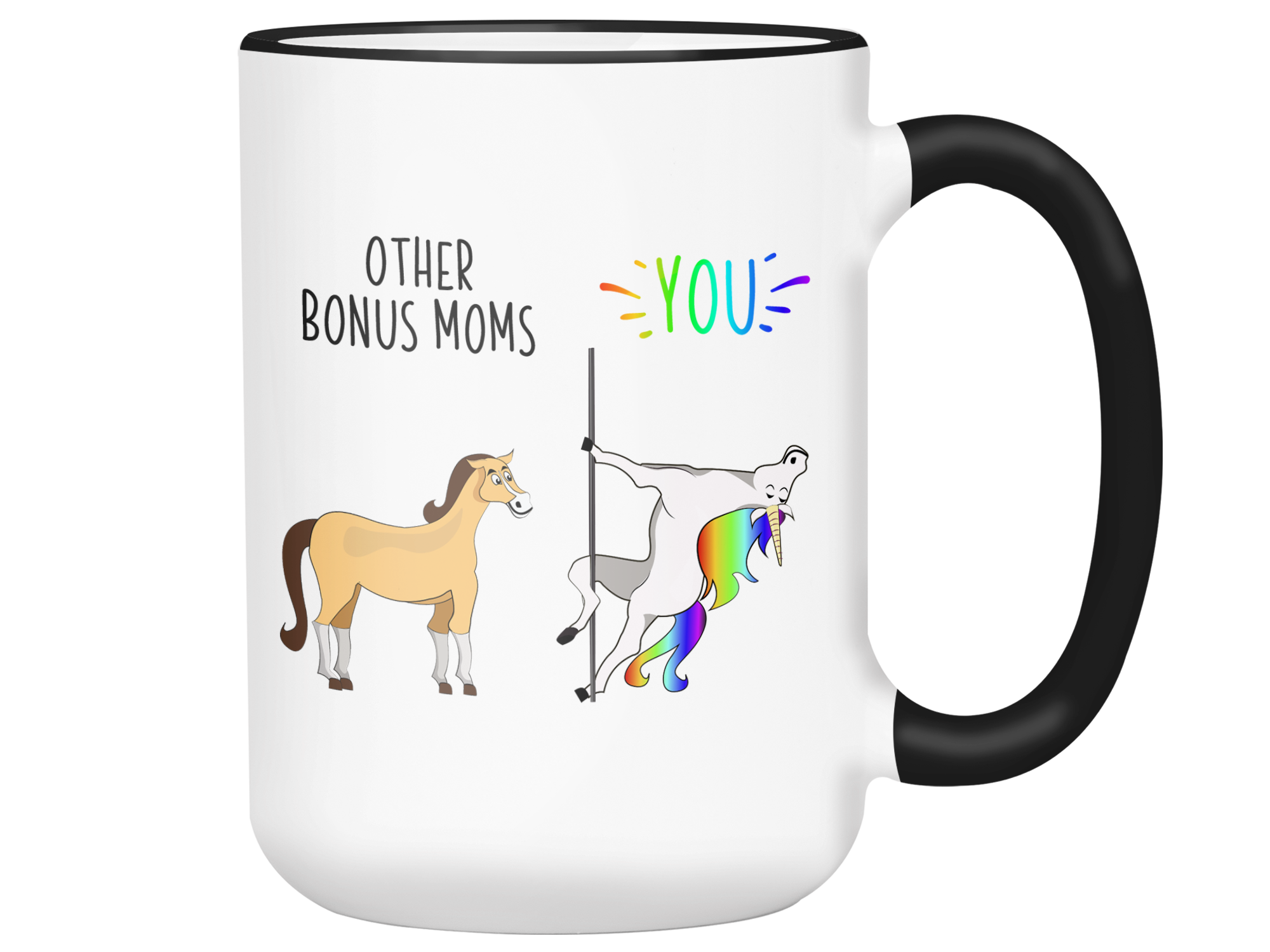 Funny Stepmom Gift Magical Bonus Mom Unicorn Mug 11oz 