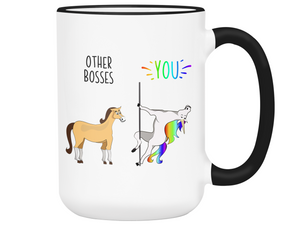 Boss Gifts - Other Bosses You Funny Unicorn Coffee Mug