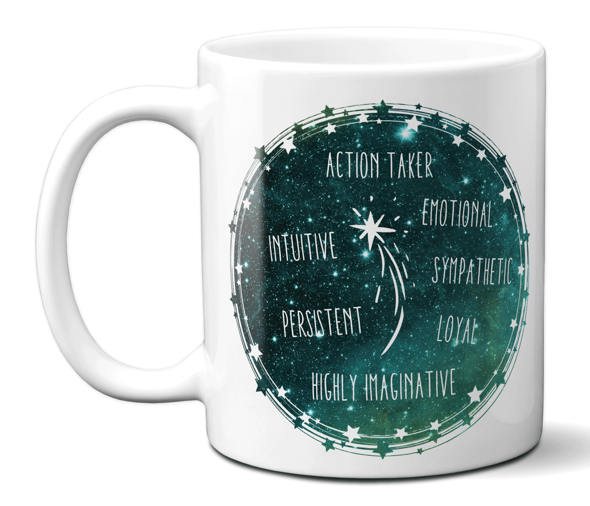 Cancer Zodiac Sign Coffee Mug | Horoscope, Astrology, Constellation | Unique Gift Idea | Two Sided