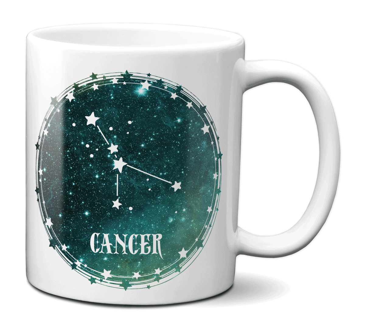 Cancer Zodiac Sign Coffee Mug | Horoscope, Astrology, Constellation | Unique Gift Idea | Two Sided