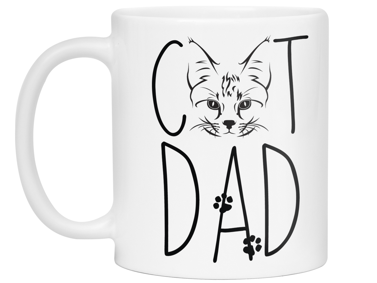 Cat Dad Gifts - Cat Dad Coffee Mug - Father's Day Gift Idea for Cat Dads