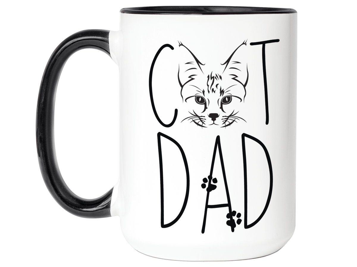 Cat Dad Gifts - Cat Dad Coffee Mug - Father's Day Gift Idea for Cat Dads