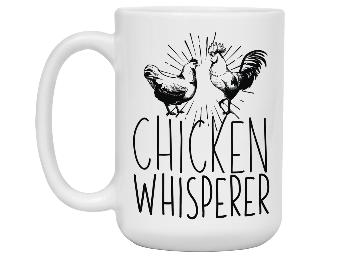 Gifts for Chicken Lovers - Chicken Whisperer Funny Coffee Mug