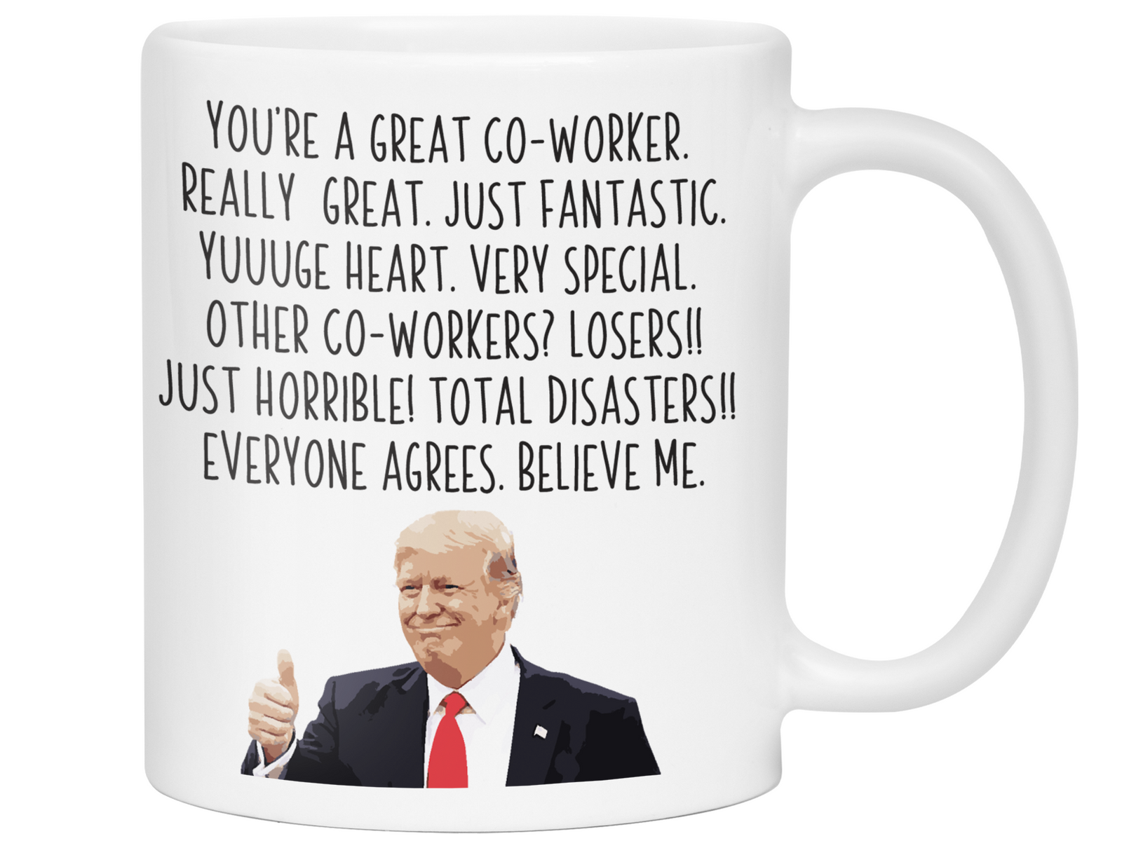 Funny Co-worker Gifts - Trump Great Fantastic Co-worker Coffee Mug