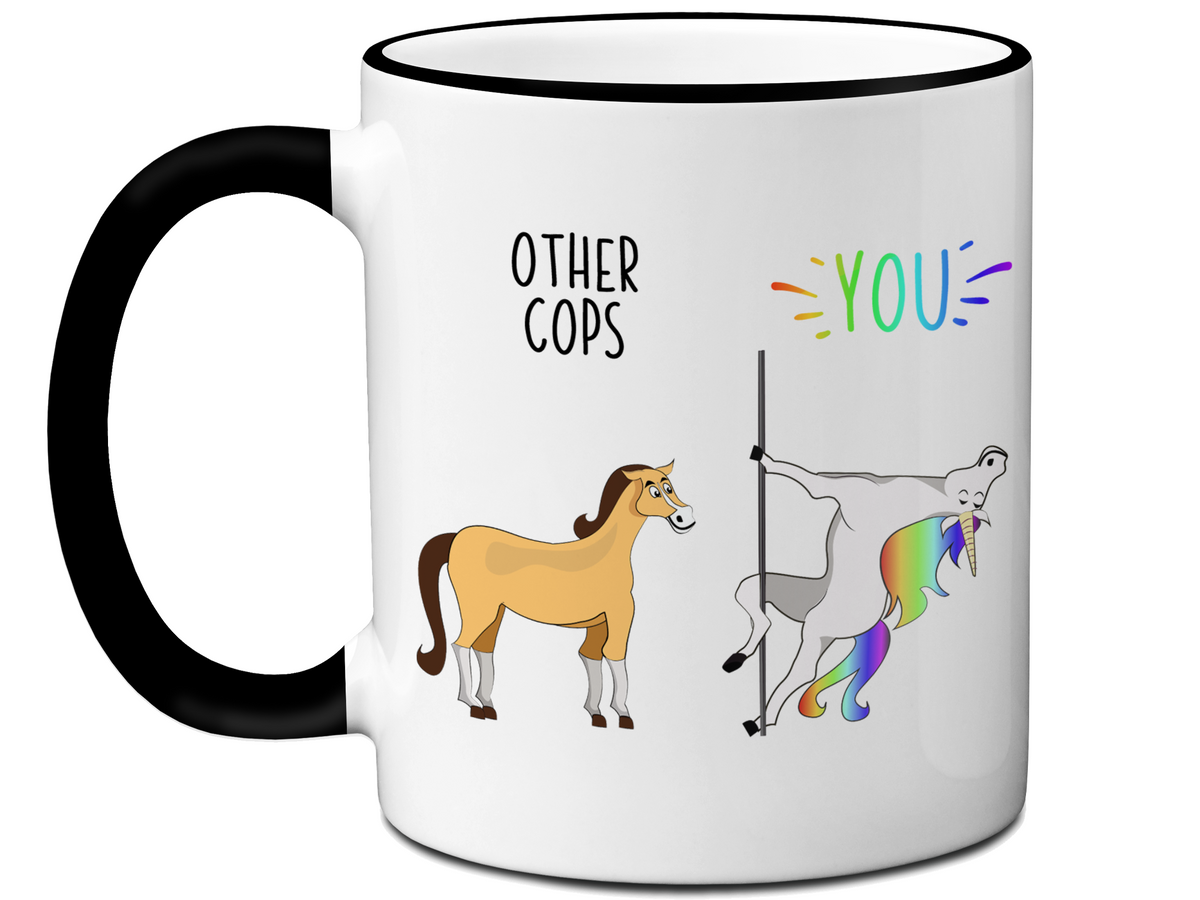 Cop Gifts - Other Cops You Funny Unicorn Coffee Mug