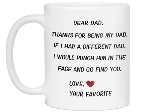 Funny Gifts for Dads - Thanks for Being My Dad Gag Coffee Mug - Father's Day Gift Idea #2