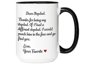 Funny Gifts for Stepdads - Thanks for Being My Stepdad Gag Coffee Mug - Father's Day Gift Idea