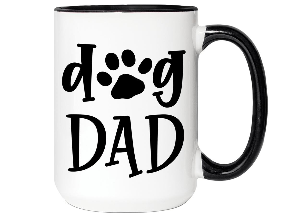 Dog Dad Gifts - Dog Dad Coffee Mug - Father's Day Gift Idea for Dog Dads