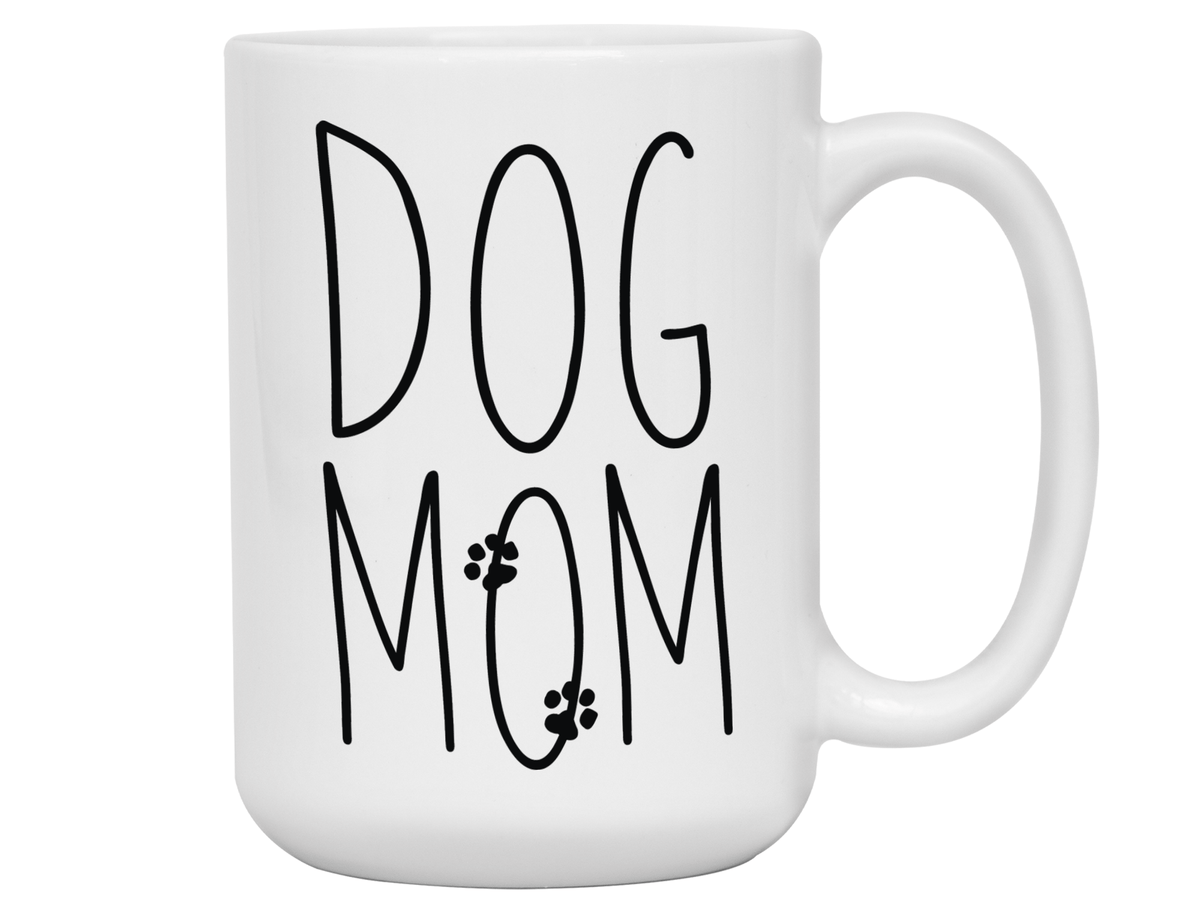 Dog Mom Gifts - Dog Mom Coffee Mug - Mother's Day Gift Idea for Dog Moms