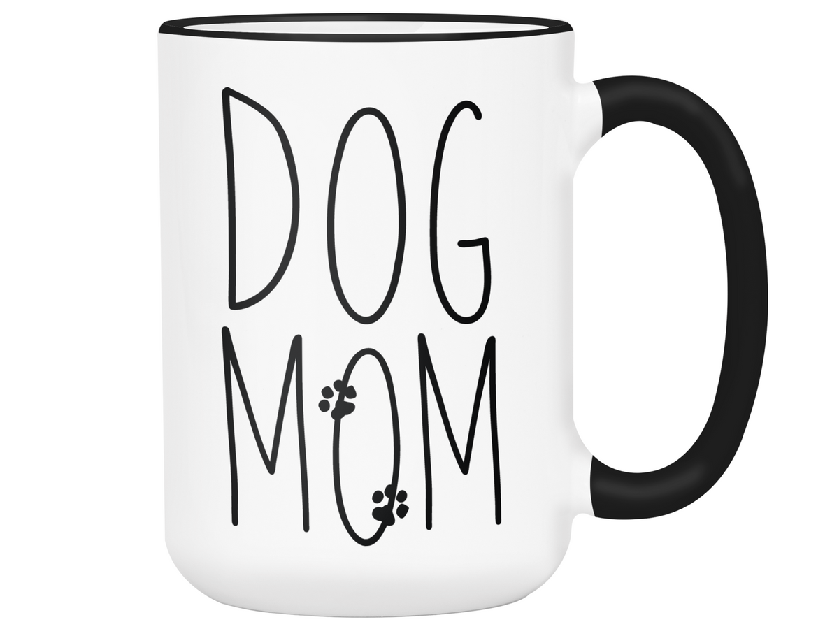 Dog Mom Gifts - Dog Mom Coffee Mug - Mother's Day Gift Idea for Dog Moms