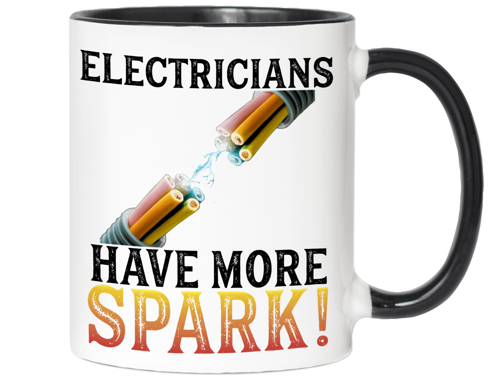 Funny Gifts for Electricians - Electricians Have More Spark Coffee Mug