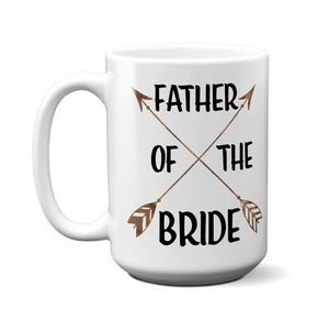 Father Of The Bride Coffee Mug (White) Tea Cup Wedding Gift Idea