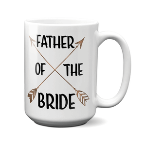 Father Of The Bride Coffee Mug (White) Tea Cup Wedding Gift Idea