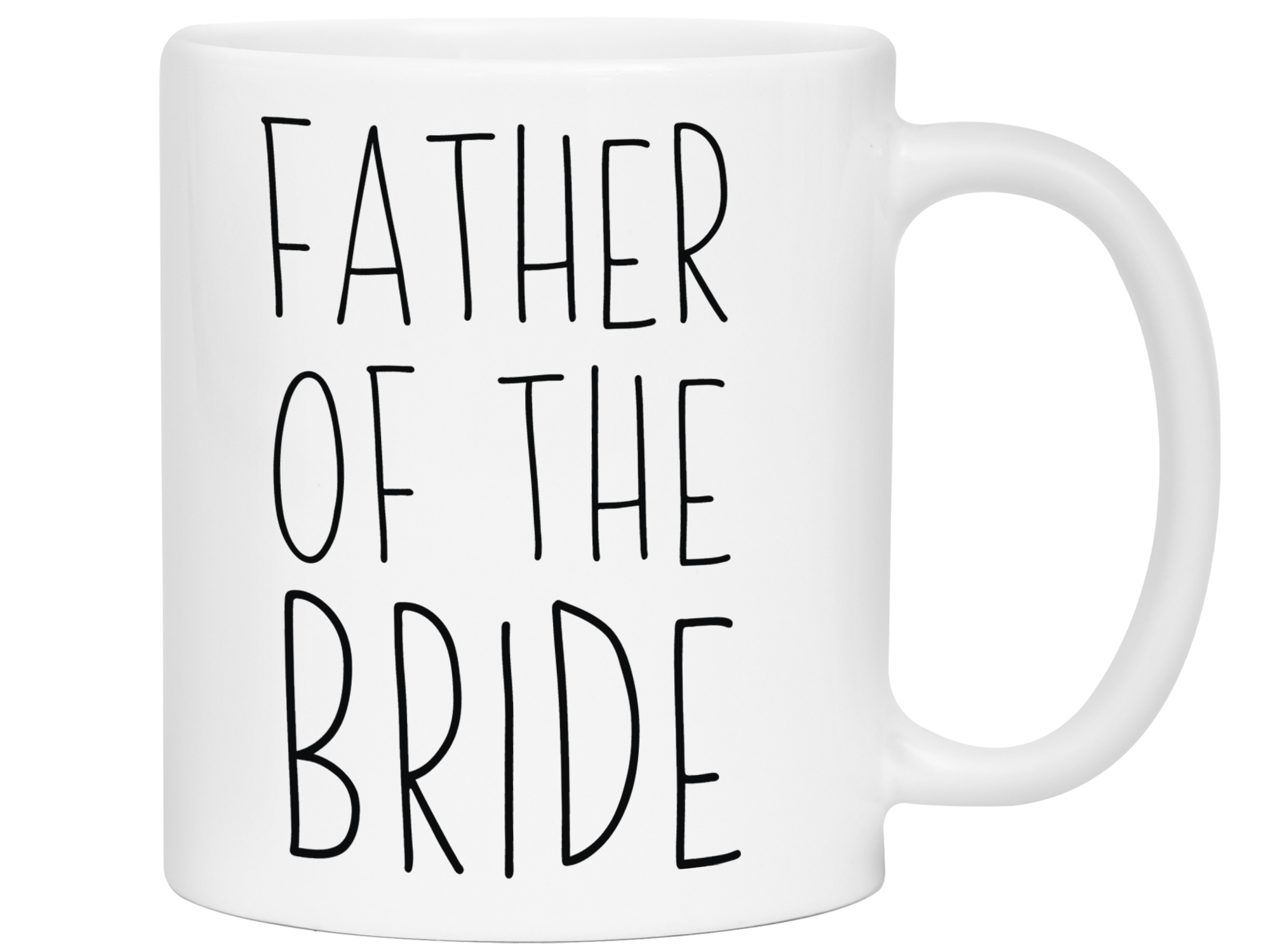 Father Of The Bride Coffee Mug Tea Cup - Wedding Gift Idea