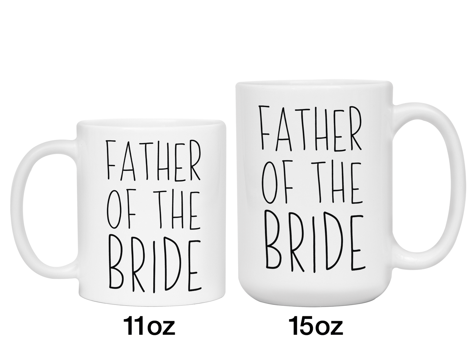 Father Of The Bride Coffee Mug Tea Cup - Wedding Gift Idea