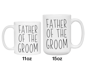 Father Of The Groom Coffee Mug Tea Cup - Wedding Gift Idea
