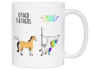 Father Funny Gifts - Other Fathers You Unicorn Farting Horse Gag Coffee Mug