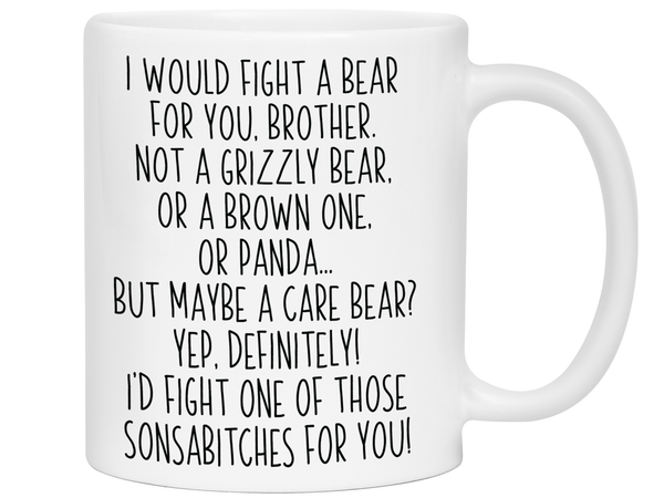 Classic Mugs Brother Like You Hard To Find Funny Coffee Mug Graduation Gifts  for Brother from Sister Sibling Mom Dad Friend Funny Gifts for Brother  Christmas Birthday Fun Cup For Bro Men