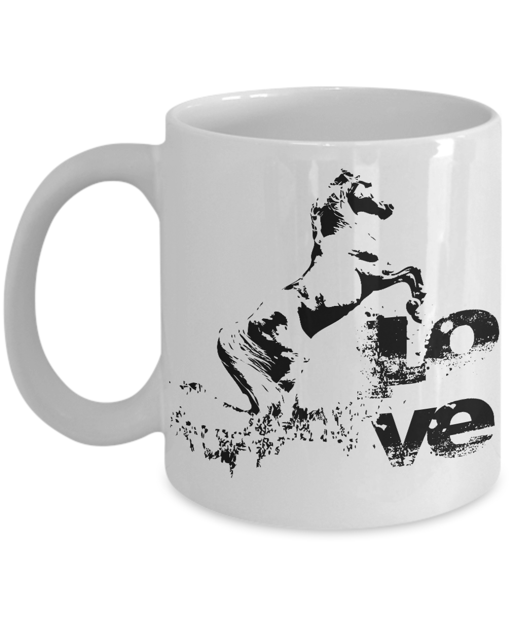 Horse Love Coffee Mug Horse Lover Gift Idea Tea Cup