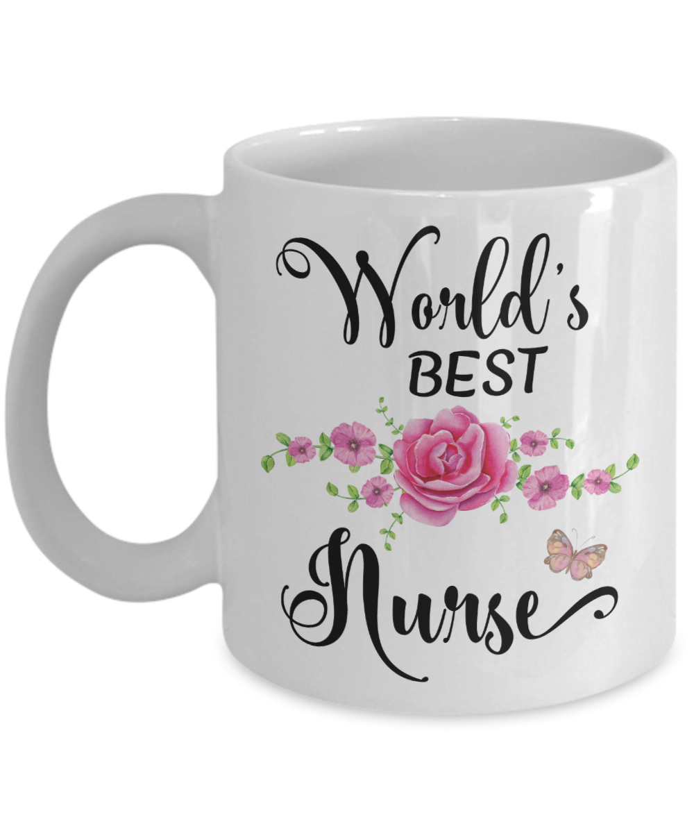 World's Best Nurse Coffee Mug Tea Cup | Gifts for Nurses