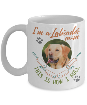 Labrador Mom Funny Coffee Mug