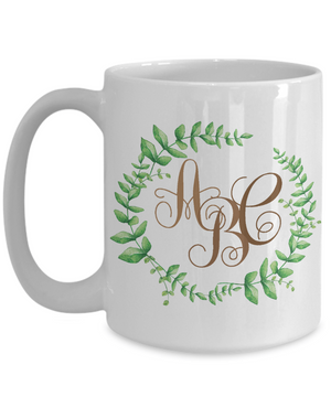 Personalized Monogram Coffee Mug | Tea Cup | Great Gift Idea for any Occasion