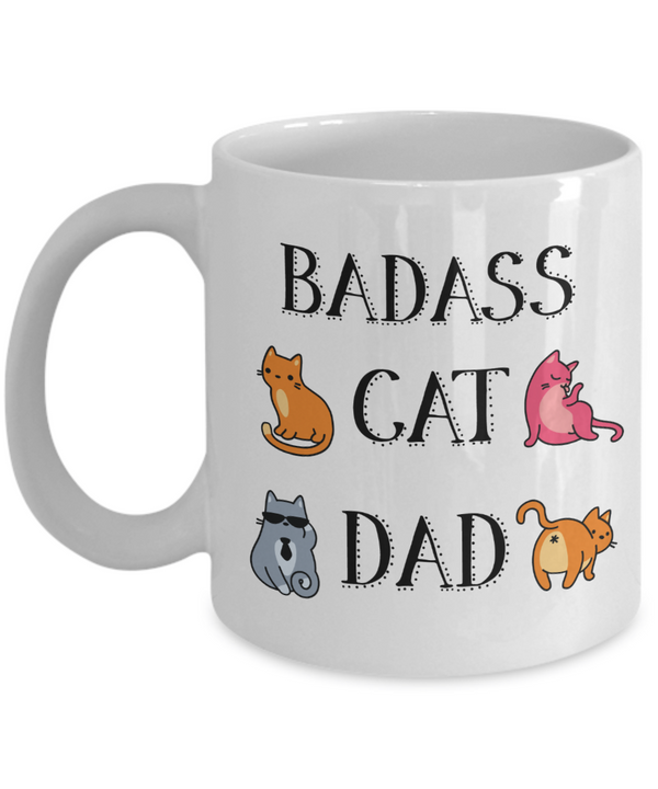 Cat shops dad coffee mug