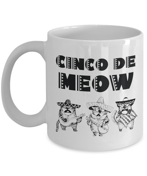 Cinco De Meow Funny Cats Coffee Mug