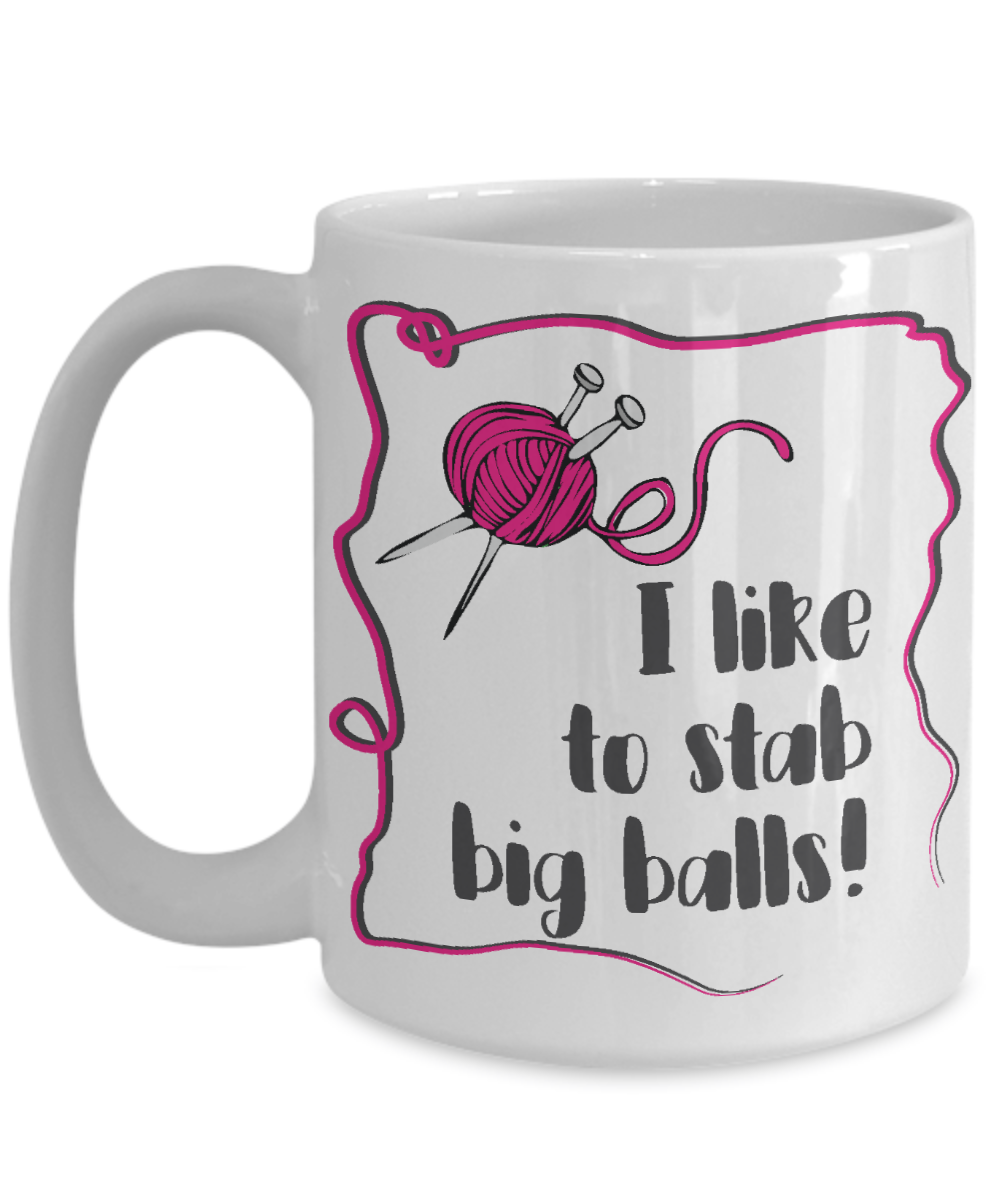 knitting mug