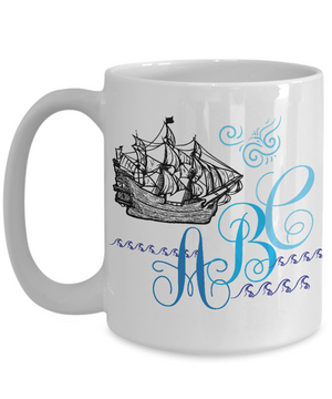 custom coffee mug for ocean lovers