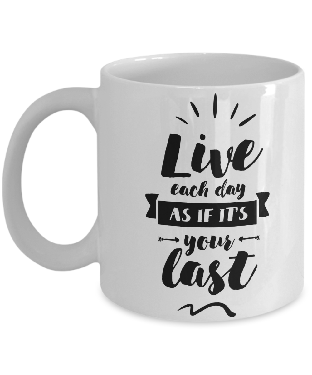 A Day Without Coffee Quote Mug