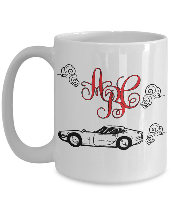 Car Personalized Monogram Coffee Mug Tea Cup Gift Idea for Men/Boys -  RANSALEX