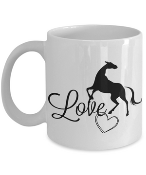 Horse Love Coffee Mug Tea Cup Horse Lover Gift Ideas