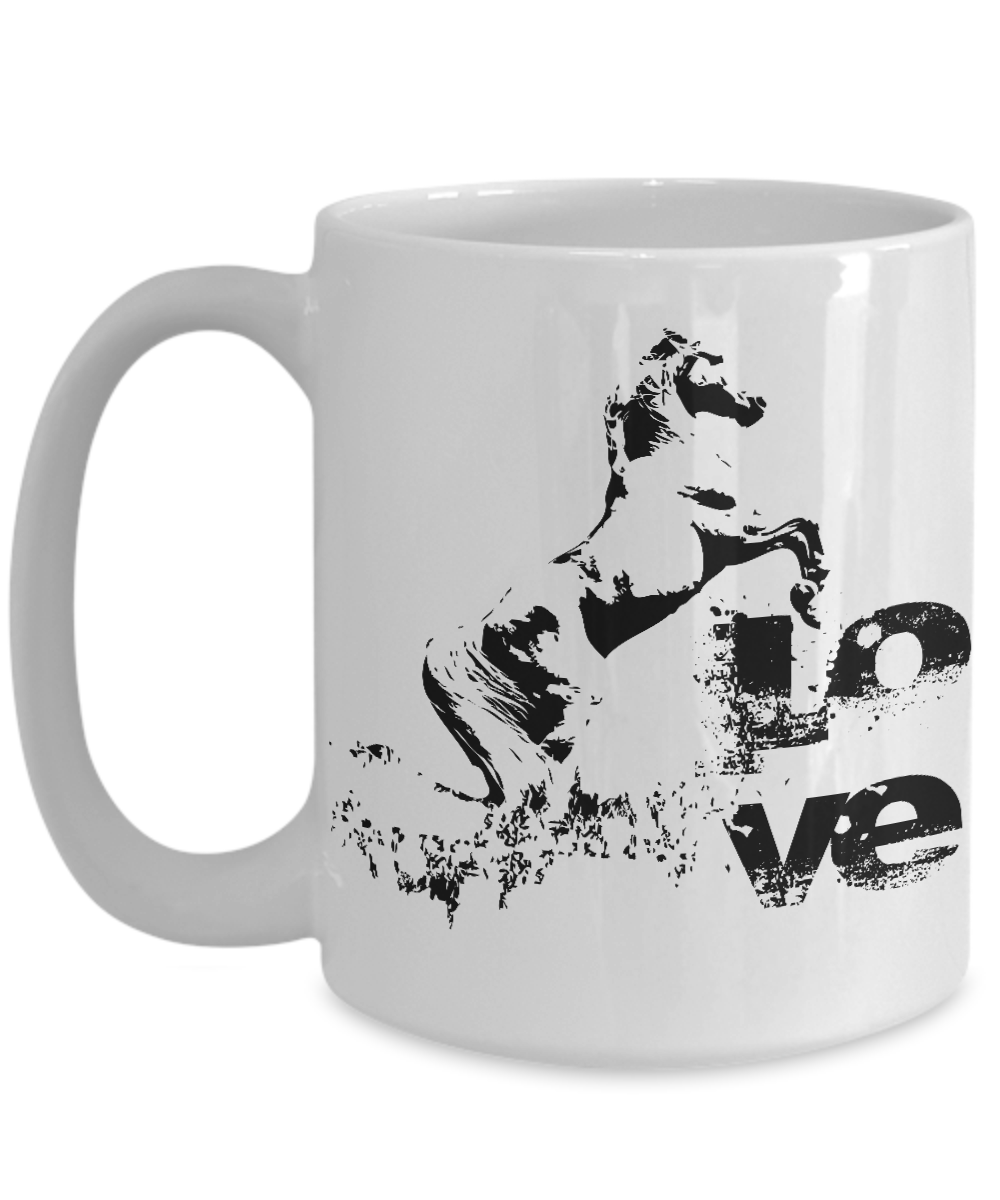Horse Love Coffee Mug Horse Lover Gift Idea Tea Cup