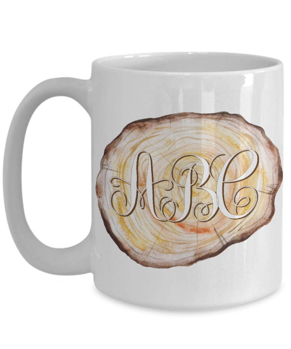 Personalized Monogram Coffee Mug, Tea Cup