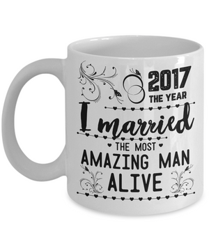 Married Most Amazing Man Alive Coffee Mug