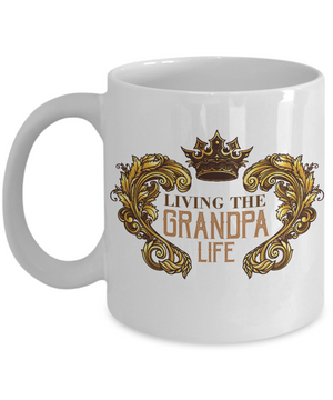  Living the Grandpa Life Coffee Mug