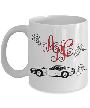 Car Personalized Monogram Coffee Mug | Tea Cup | Gift Idea for Men/Boys