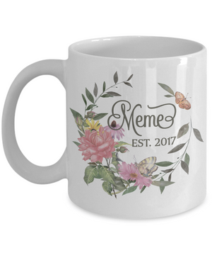 Meme Grandmother to Be Custom Personalized Coffee Mug | Customizable/Personalizable Gifts 11oz
