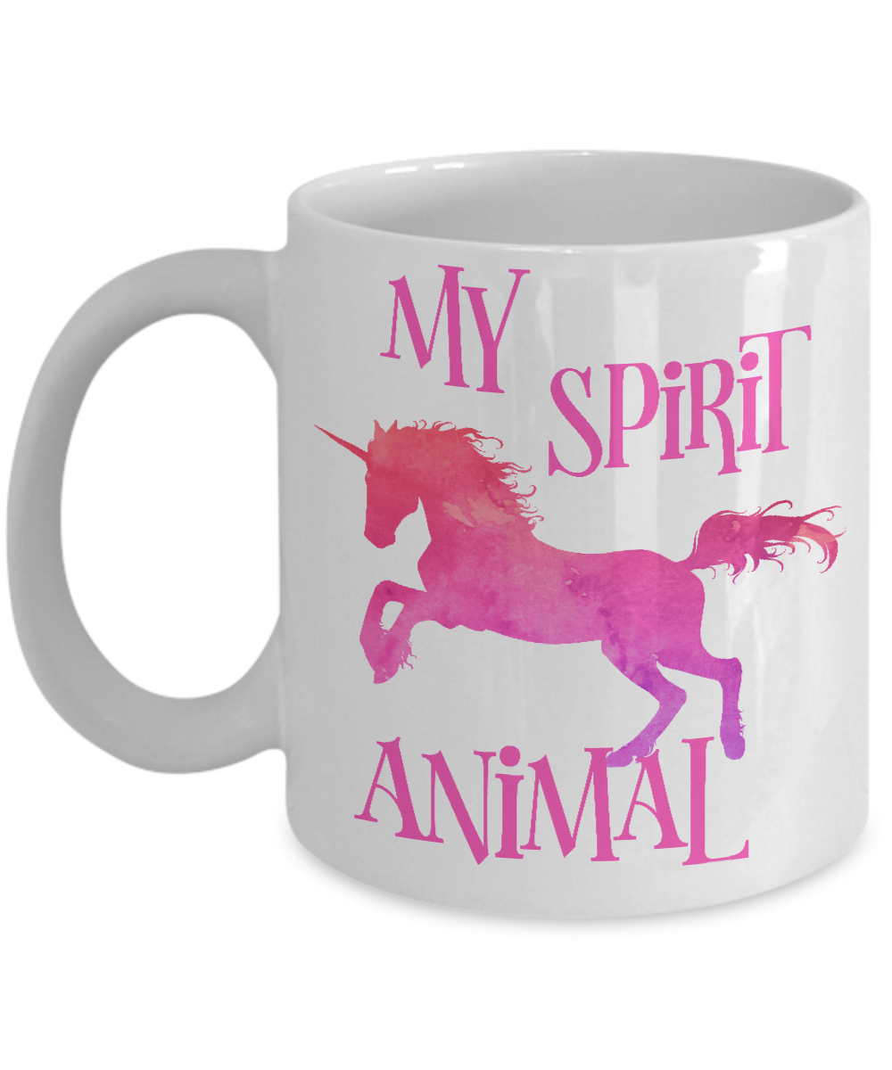 Unicorn is My Spirit Animal Coffee Mug 11oz