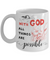With God All Things Are Possible Coffee Mug | Tea Cup | Gift idea | Religious/Christian 11oz