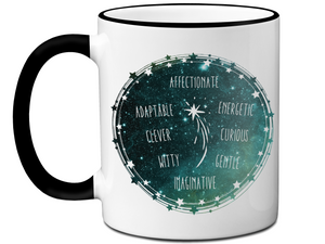 Gemini Zodiac Sign Coffee Mug | Horoscope, Astrology, Constellation | Unique Gift Idea | Two Sided